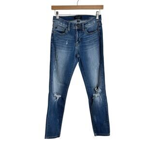 Judy Blue Relaxed Fit Distressed Jeans Denim‎ Pants Women's Size 27